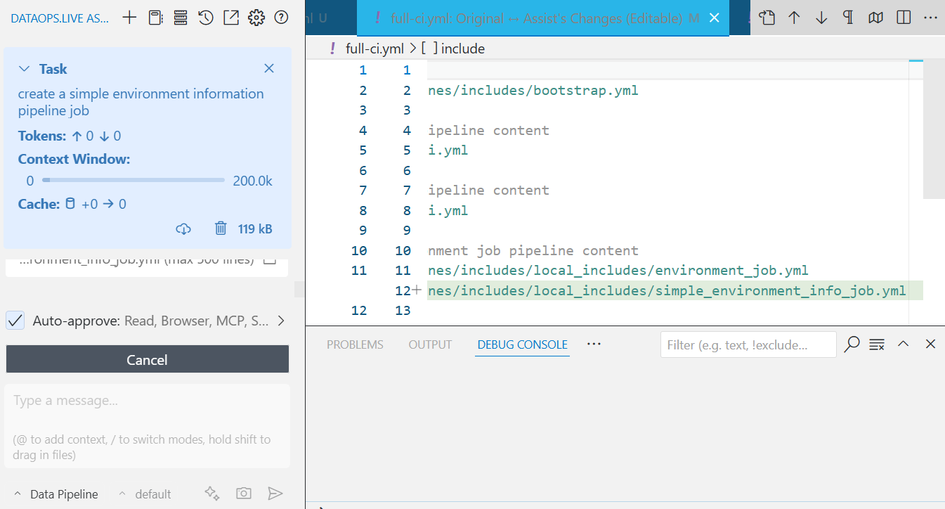 Add environment pipeline job to full-ci.yml !!shadow!!