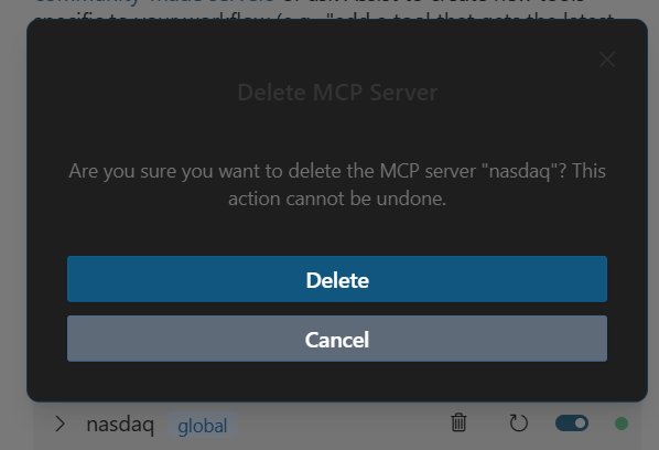 Delete MCP window !!shadow!!