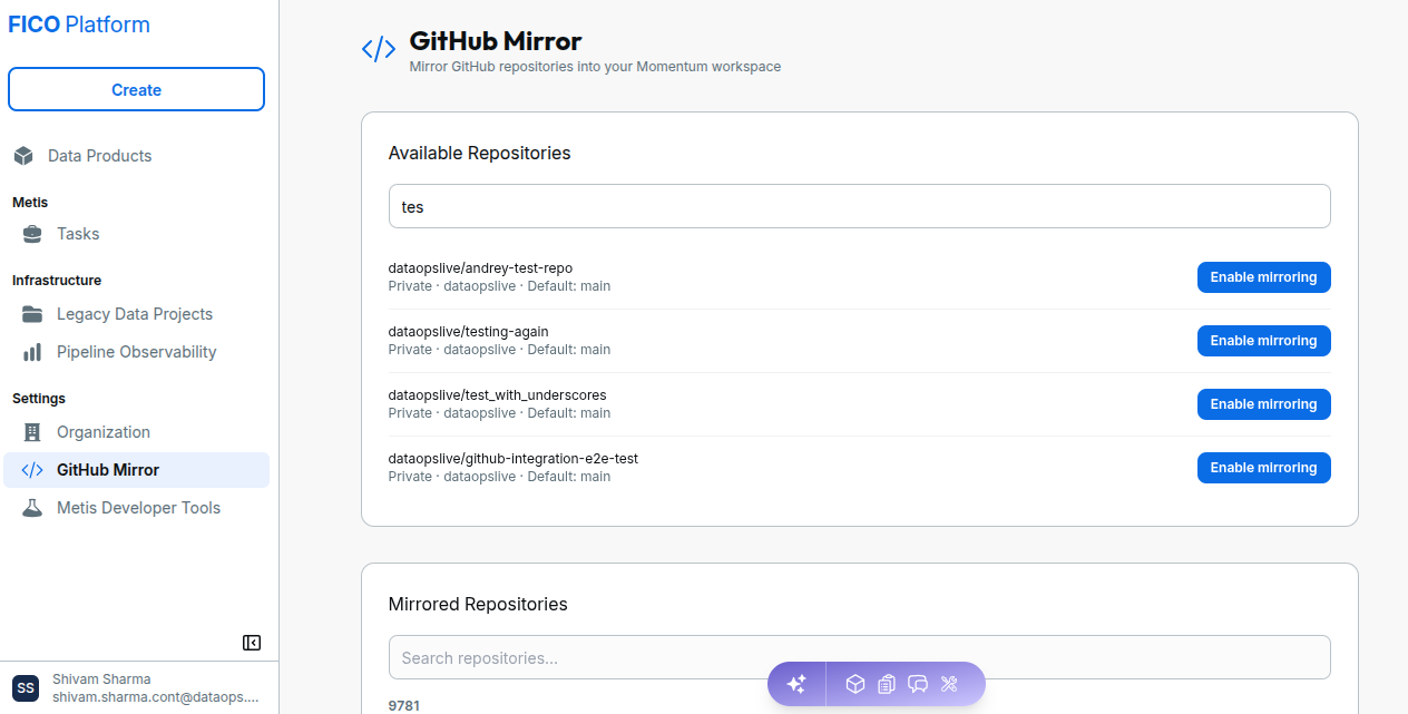 Available Repositories !!shadow!!