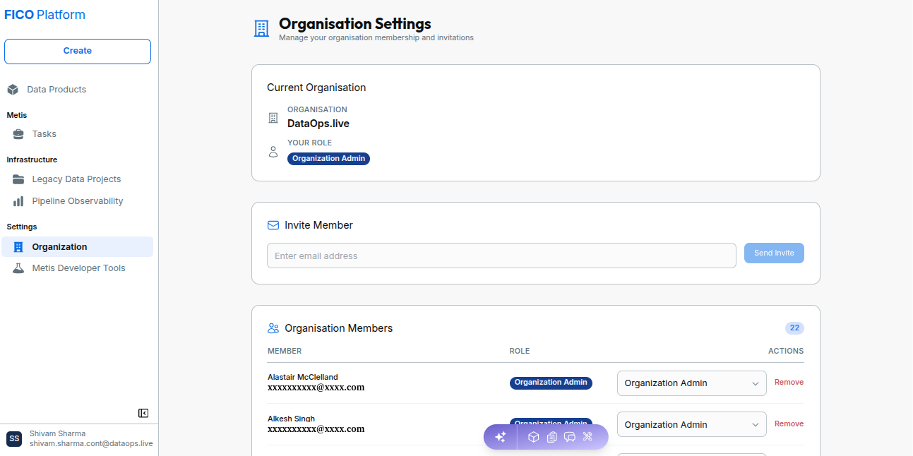 Organization Settings !!shadow!!