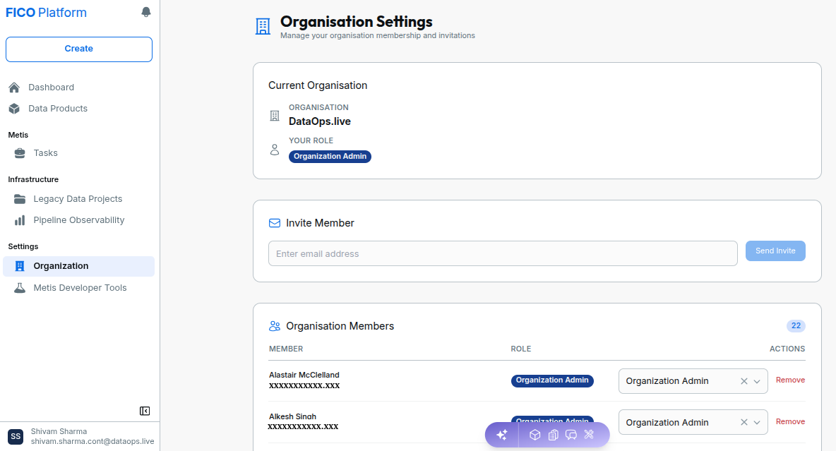 Organization Settings !!shadow!!