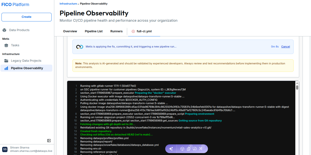 Pipeline Debugging tab !!shadow!!