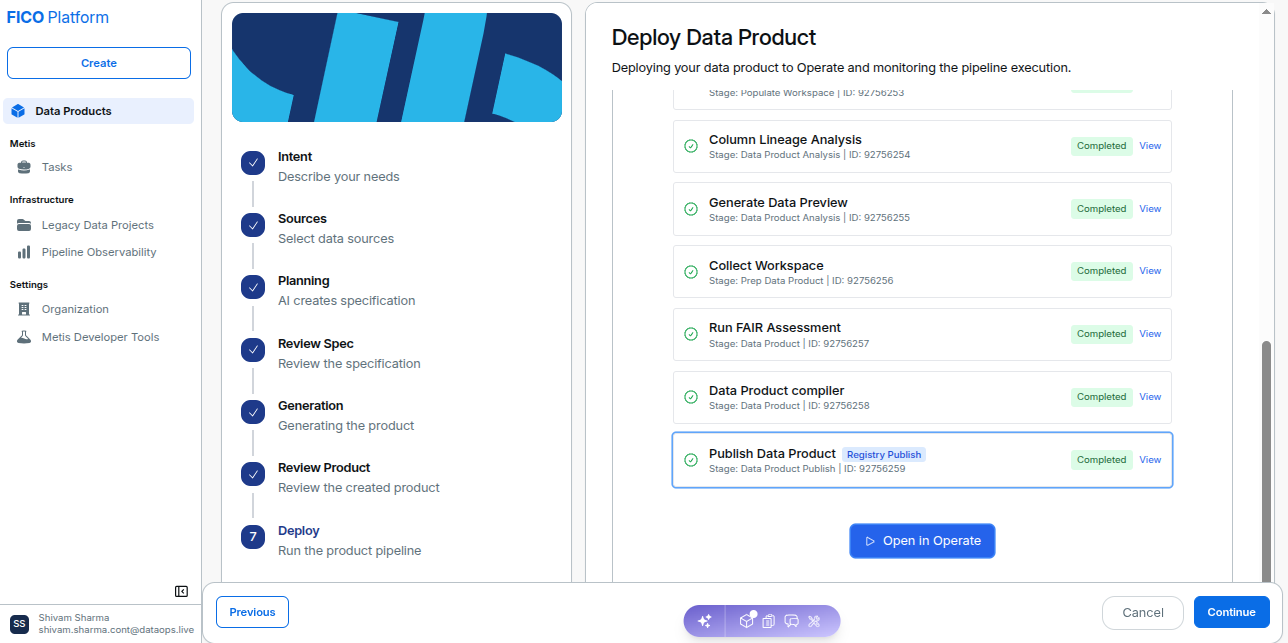 Publish Data Product !!shadow!!