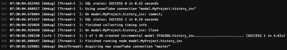 subsequent MATE job run !!shadow!!